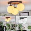 Gastor Plafonnier, Boule lumineuse Blanc, 3 lumières Gastor Plafonnier, Boule lumineuse Blanc, 3 lumières