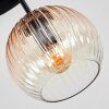 Koyoto Plafonnier, Boule lumineuse 30 cm Ambre, Clair, 3 lumières