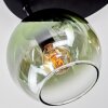 Koyoto Plafonnier, Boule lumineuse 30 cm Bleu, Or, Vert, Clair, 3 lumières