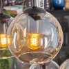 Koyoto Suspension, Boule lumineuse, Suspension Ambre, Clair, 6 lumières