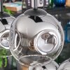 Ripoll Suspension, Boule lumineuse, Suspension Chrome, Clair, Fumé, 6 lumières
