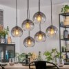 Koyoto Suspension, Boule lumineuse, Suspension Clair, Fumé, 6 lumières
