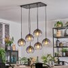 Koyoto Suspension, Boule lumineuse, Suspension Clair, Fumé, 6 lumières