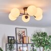 Gastor Plafonnier, Boule lumineuse Blanc, 6 lumières