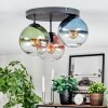 Gastor Plafonnier, Boule lumineuse Bleu, Vert, Clair, Cuivré, 3 lumières