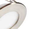 Ramek Plafonnier, Spot encastrable LED Nickel mat, 3 lumières