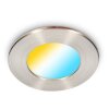 Ramek Plafonnier, Spot encastrable LED Nickel mat, 3 lumières