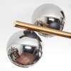Koyoto Plafonnier, Boule lumineuse Or, Noir, 8 lumières