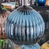 Koyoto Suspension, Boule lumineuse, Suspension Bleu, Or, Cuivré, 6 lumières