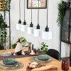 Bassagoda Suspension, Suspension Écru, Noir, 5 lumières