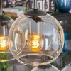 Koyoto Suspension, Boule lumineuse, Suspension Ambre, Clair, Fumé, 6 lumières