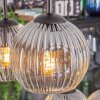 Ripoll Suspension, Boule lumineuse, Suspension Ambre, Clair, Fumé, 6 lumières
