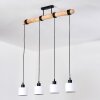 Bassagoda Suspension, Suspension Écru, Noir, 4 lumières Bassagoda Suspension, Suspension Écru, Noir, 4 lumières