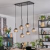 Koyoto Suspension, Boule lumineuse, Suspension Clair, Fumé, 6 lumières