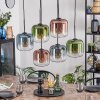 Lauden Suspension, Suspension Bleu, Vert, Clair, Cuivré, 6 lumières