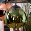 Koyoto Suspension, Boule lumineuse, Suspension Écru, Noir, 3 lumières