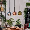 Koyoto Suspension, Boule lumineuse, Suspension Écru, Noir, 3 lumières