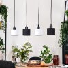 Bassagoda Suspension, Suspension Écru, Noir, 4 lumières
