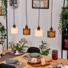 Bassagoda Suspension, Suspension Écru, Noir, 4 lumières