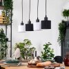 Bassagoda Suspension, Suspension Écru, Noir, 4 lumières