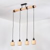 Cavaca Suspension, Suspension Écru, Noir, 4 lumières Cavaca Suspension, Suspension Écru, Noir, 4 lumières