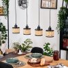 Ramila Suspension, Suspension Écru, Noir, 4 lumières