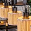 Bongal Suspension, Suspension Écru, Noir, 4 lumières