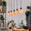 Cavaca Suspension, Suspension Écru, Noir, 5 lumières