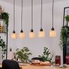Cavaca Suspension, Suspension Écru, Noir, 5 lumières