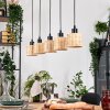 Cavaca Suspension, Suspension Écru, Noir, 5 lumières