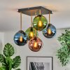 Gastor Plafonnier, Boule lumineuse Or, Noir, 5 lumières