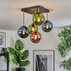 Gastor Plafonnier, Boule lumineuse Or, Noir, 5 lumières