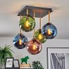 Gastor Plafonnier, Boule lumineuse Or, Noir, 5 lumières