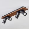 Dalan Plafonnier, Spot de plafond LED Écru, Noir, 4 lumières