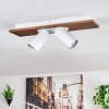 Dalan Plafonnier, Spot de plafond LED Écru, Blanc, 2 lumières