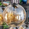 Koyoto Suspension, Boule lumineuse, Suspension Ambre, 6 lumières