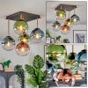 Gastor Plafonnier, Boule lumineuse Or, Noir, 5 lumières