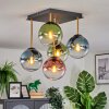 Gastor Plafonnier, Boule lumineuse Or, Noir, 5 lumières