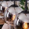 Koyoto Suspension, Boule lumineuse, Suspension Écru, Noir, 3 lumières