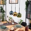 Koyoto Suspension, Boule lumineuse, Suspension Écru, Noir, 3 lumières
