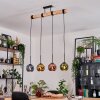Koyoto Suspension, Boule lumineuse, Suspension Écru, Noir, 4 lumières
