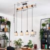 Sabadim Suspension, Suspension Écru, Noir, 4 lumières