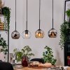 Koyoto Suspension, Boule lumineuse, Suspension Écru, Noir, 4 lumières
