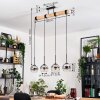 Koyoto Suspension, Boule lumineuse, Suspension Écru, Noir, 4 lumières