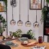 Koyoto Suspension, Boule lumineuse, Suspension Écru, Noir, 4 lumières