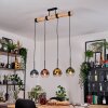 Koyoto Suspension, Boule lumineuse, Suspension Écru, Noir, 4 lumières