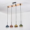 Koyoto Suspension, Boule lumineuse, Suspension Écru, Noir, 4 lumières