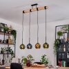 Koyoto Suspension, Boule lumineuse, Suspension Écru, Noir, 4 lumières