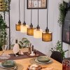 Bassagoda Suspension, Suspension Écru, Noir, 5 lumières