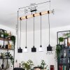 Bassagoda Suspension, Suspension Écru, Noir, 5 lumières